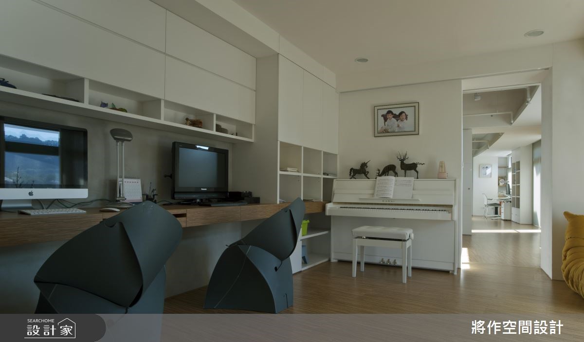 70坪新成屋(5年以下)＿現代風書房案例圖片＿將作空間設計工作室＿將作_04之17
