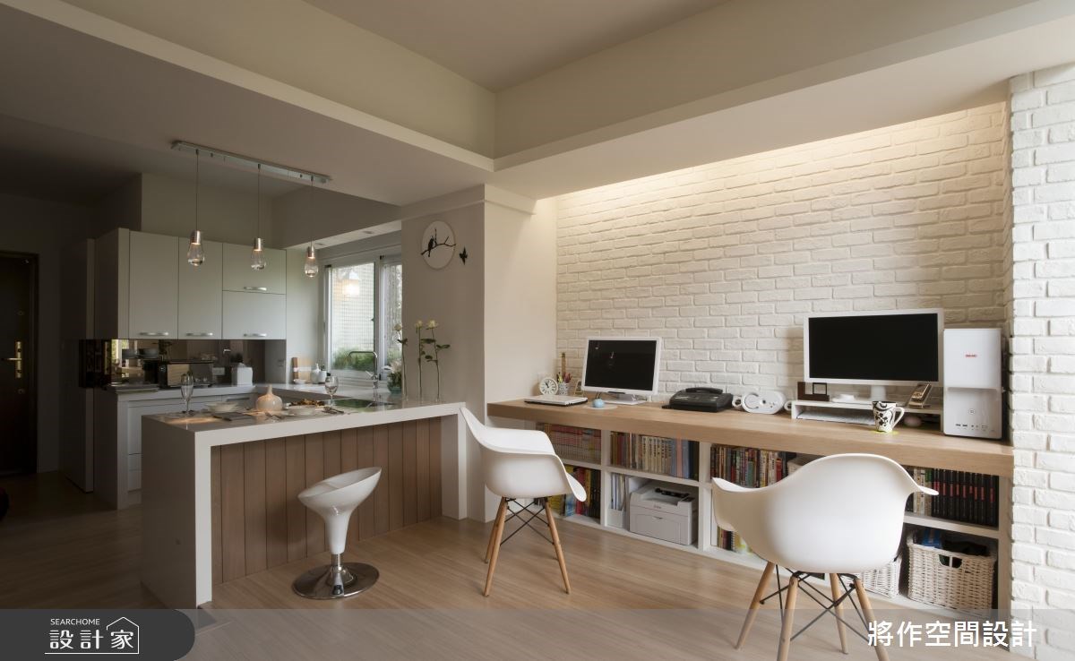 12坪老屋(16~30年)＿混搭風吧檯書房案例圖片＿將作空間設計工作室＿將作_09之12