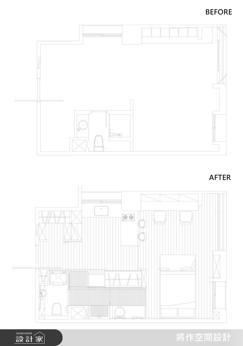 12坪老屋(16~30年)＿混搭風案例圖片＿將作空間設計工作室＿將作_09之31