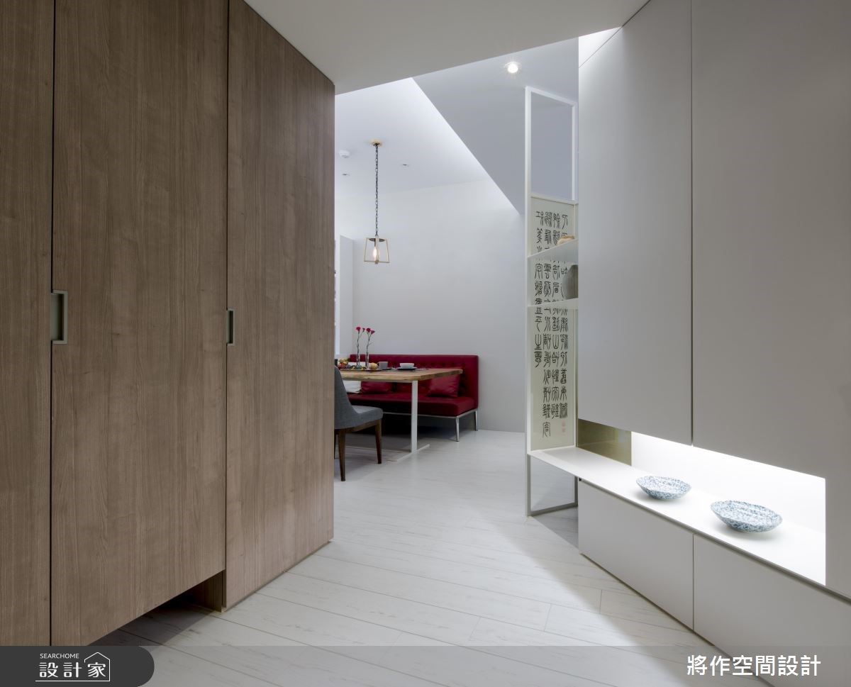 29坪新成屋(5年以下)＿休閒風玄關案例圖片＿將作空間設計工作室＿將作_10之2