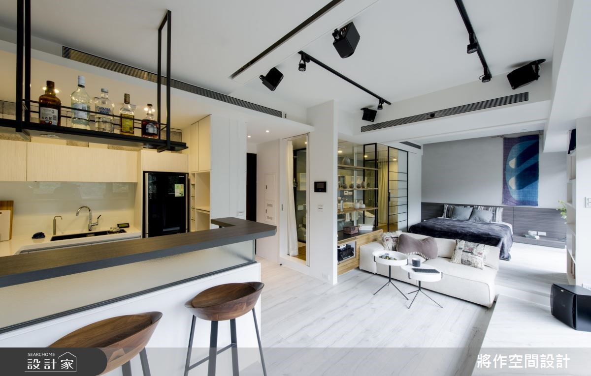 13坪新成屋(5年以下)＿休閒風客廳吧檯案例圖片＿將作空間設計工作室＿將作_11之2