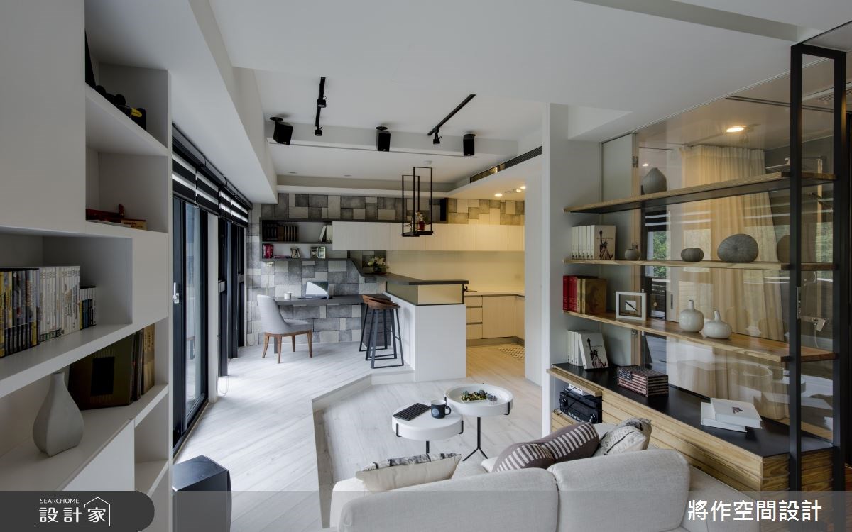 13坪新成屋(5年以下)＿休閒風客廳吧檯案例圖片＿將作空間設計工作室＿將作_11之11