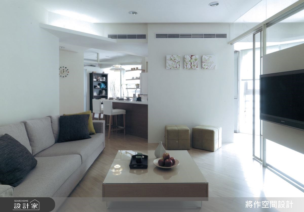 22坪新成屋(5年以下)＿簡約風客廳案例圖片＿將作空間設計工作室＿將作_12之2