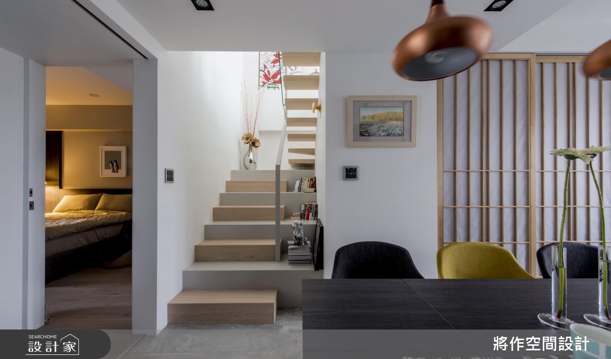50坪新成屋(5年以下)＿現代風餐廳樓梯案例圖片＿將作空間設計工作室＿將作_13之17