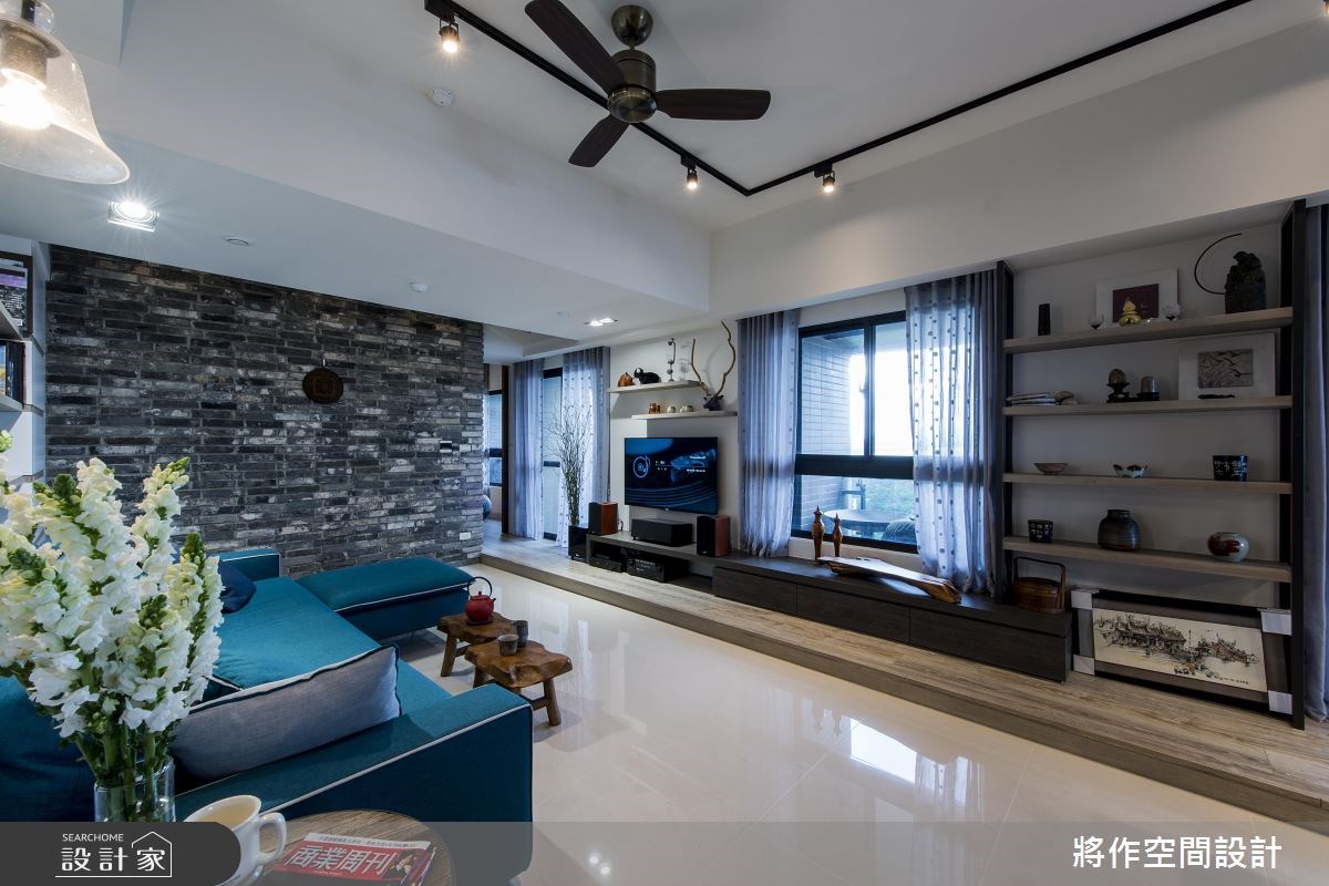 27坪新成屋(5年以下)＿混搭風客廳案例圖片＿將作空間設計工作室＿將作_15之1