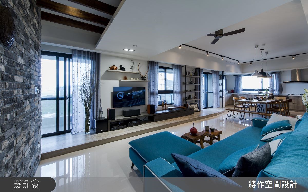 27坪新成屋(5年以下)＿混搭風客廳案例圖片＿將作空間設計工作室＿將作_15之4