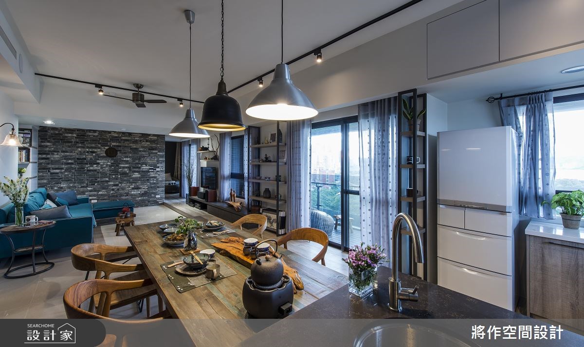 27坪新成屋(5年以下)＿混搭風客廳餐廳案例圖片＿將作空間設計工作室＿將作_15之14