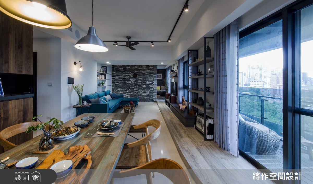 27坪新成屋(5年以下)＿混搭風客廳餐廳案例圖片＿將作空間設計工作室＿將作_15之15