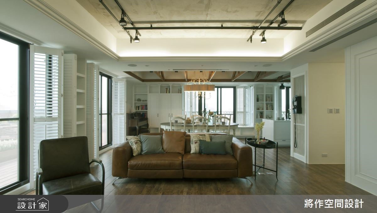 45坪老屋(16~30年)＿鄉村風客廳案例圖片＿將作空間設計工作室＿將作_17之3