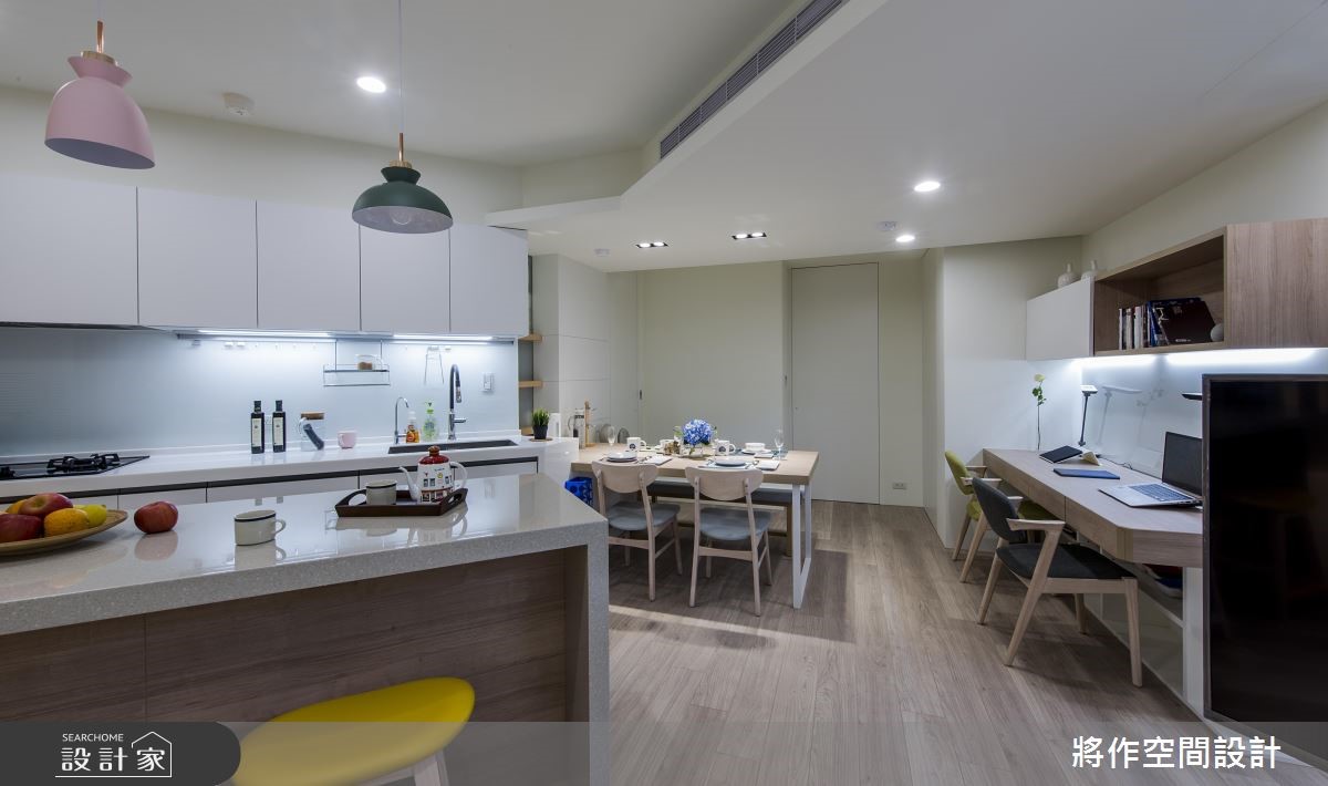 22坪中古屋(5~15年)＿簡約風廚房吧檯案例圖片＿將作空間設計工作室＿將作_20之7
