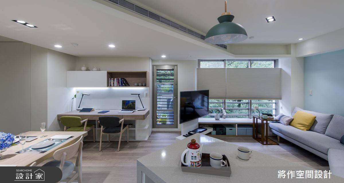 22坪中古屋(5~15年)＿簡約風客廳書房案例圖片＿將作空間設計工作室＿將作_20之11