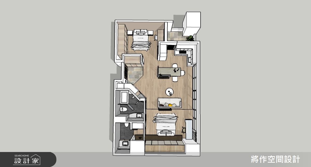 22坪新成屋(5年以下)＿簡約風案例圖片＿將作空間設計工作室＿將作_24之24