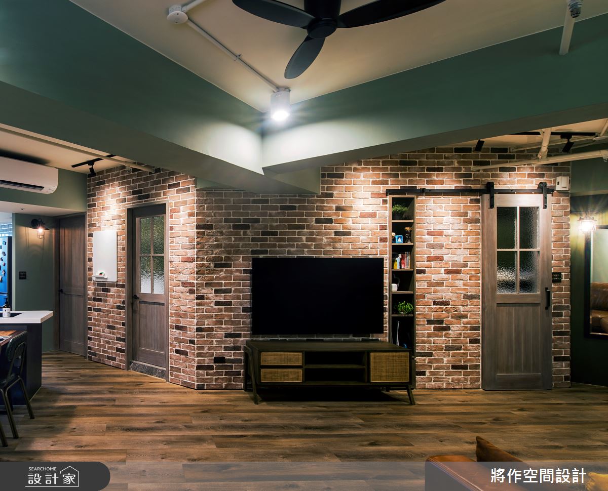 28坪老屋(16~30年)＿工業風客廳案例圖片＿將作空間設計工作室＿將作_25之1