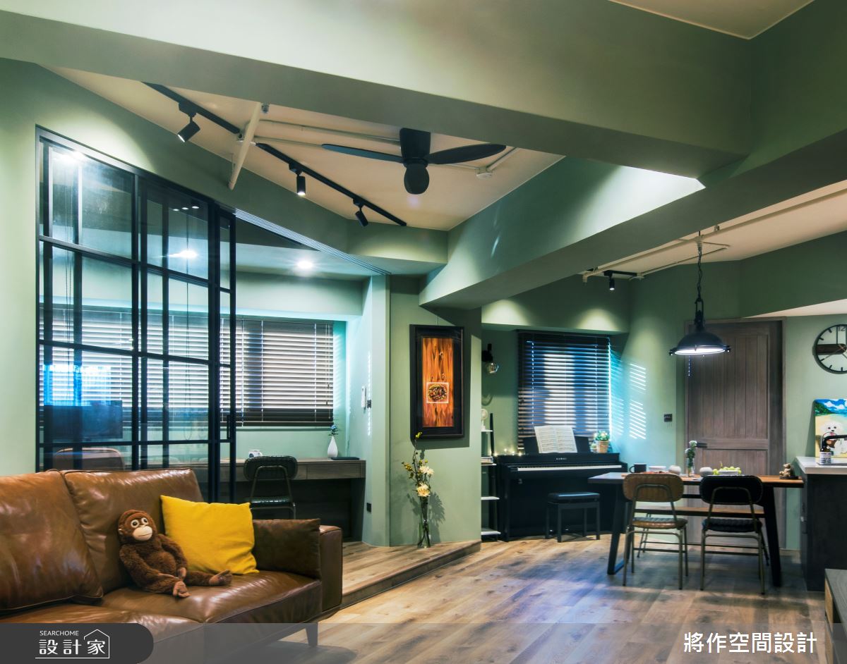 28坪老屋(16~30年)＿工業風客廳案例圖片＿將作空間設計工作室＿將作_25之7