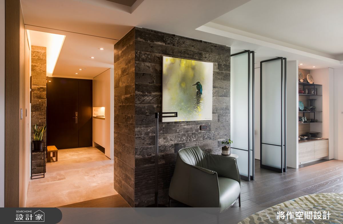 43坪新成屋(5年以下)＿現代風玄關客廳案例圖片＿將作空間設計工作室＿將作_26之3