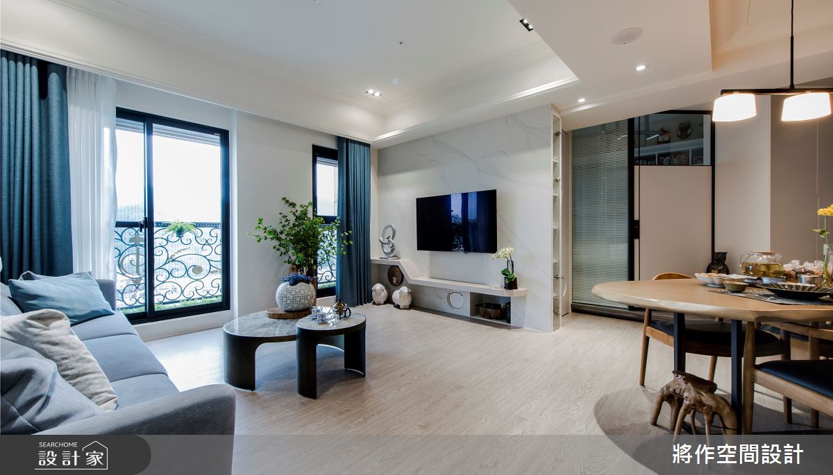 33坪新成屋(5年以下)＿現代簡約風客廳餐廳案例圖片＿將作空間設計工作室＿將作_27之5