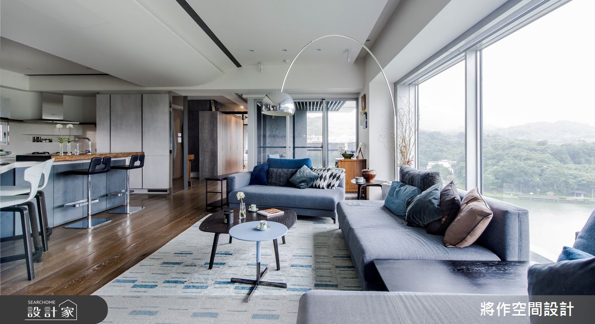 預售屋＿現代風客廳餐廳廚房吧檯案例圖片＿將作空間設計工作室＿將作_29之4