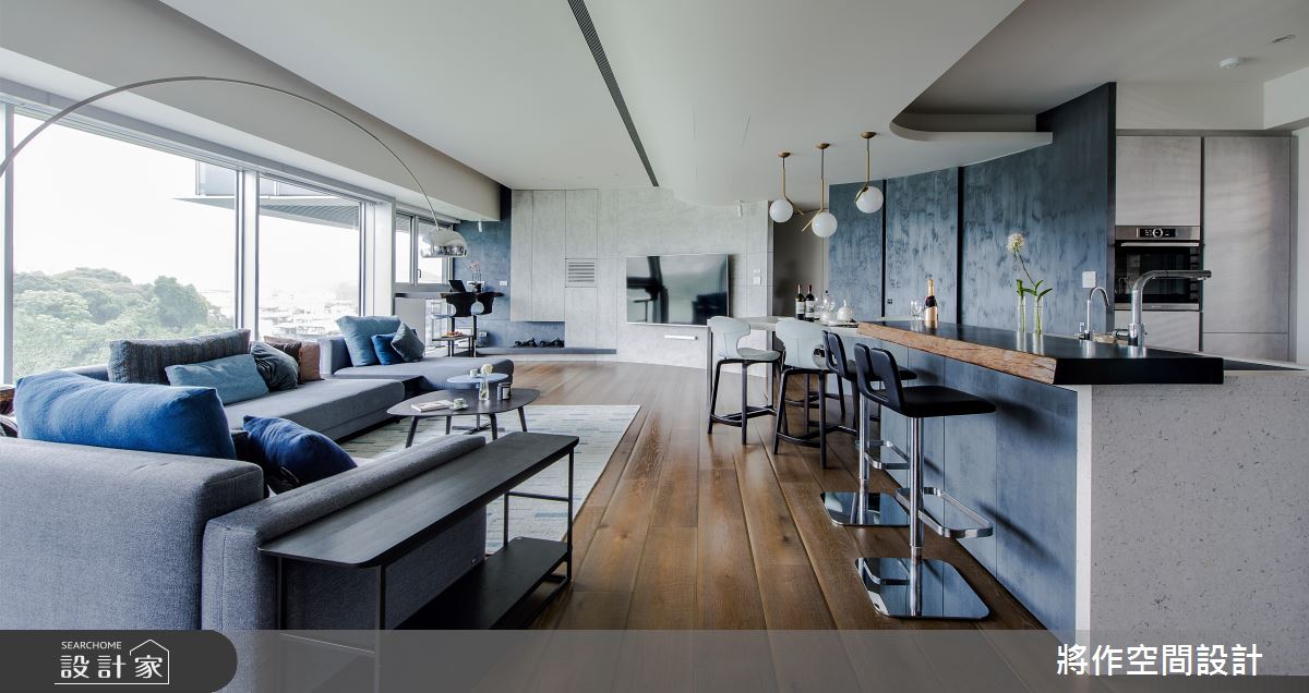 預售屋＿現代風客廳餐廳廚房吧檯書房工作區案例圖片＿將作空間設計工作室＿將作_29之7