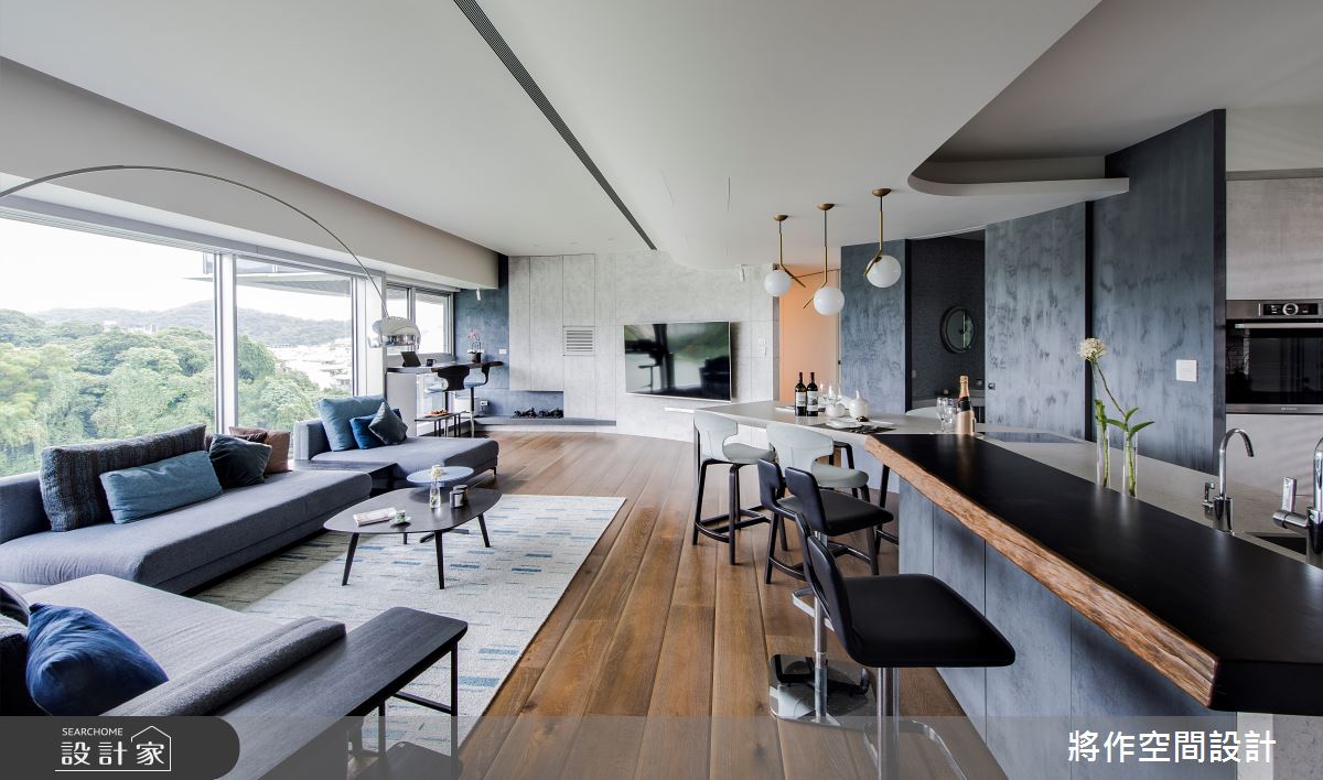 預售屋＿現代風客廳餐廳廚房吧檯案例圖片＿將作空間設計工作室＿將作_29之12