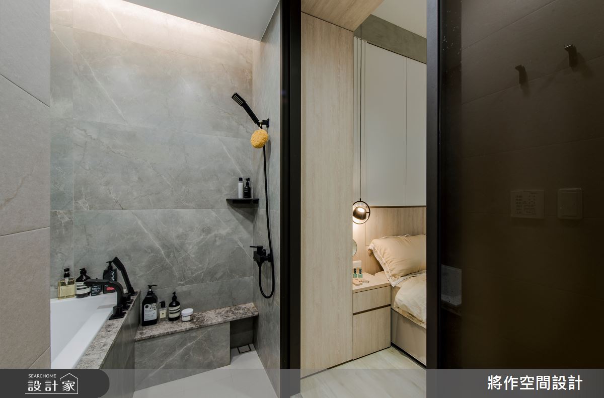 14坪新成屋(5年以下)＿飯店風臥室浴室案例圖片＿將作空間設計工作室＿將作_30之32