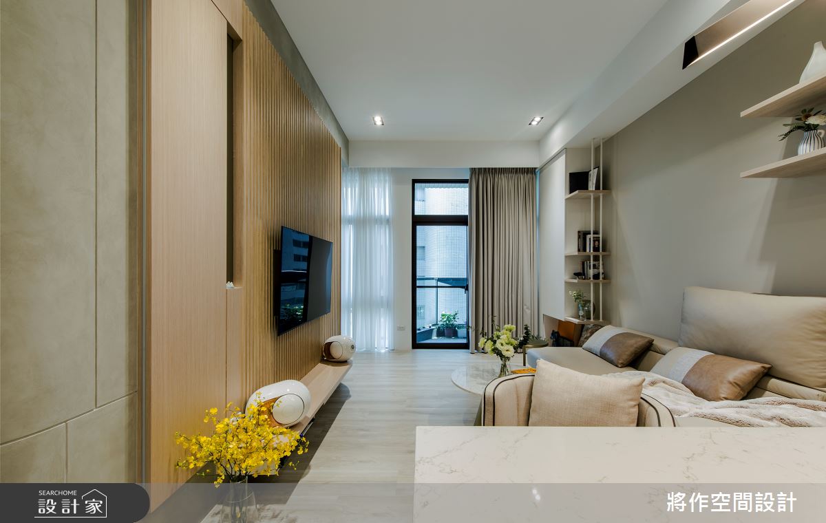 14坪新成屋(5年以下)＿飯店風客廳案例圖片＿將作空間設計工作室＿將作_30之10