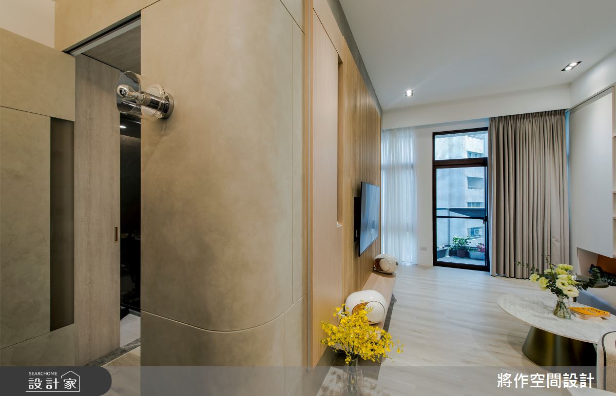 14坪新成屋(5年以下)＿飯店風客廳案例圖片＿將作空間設計工作室＿將作_30之13