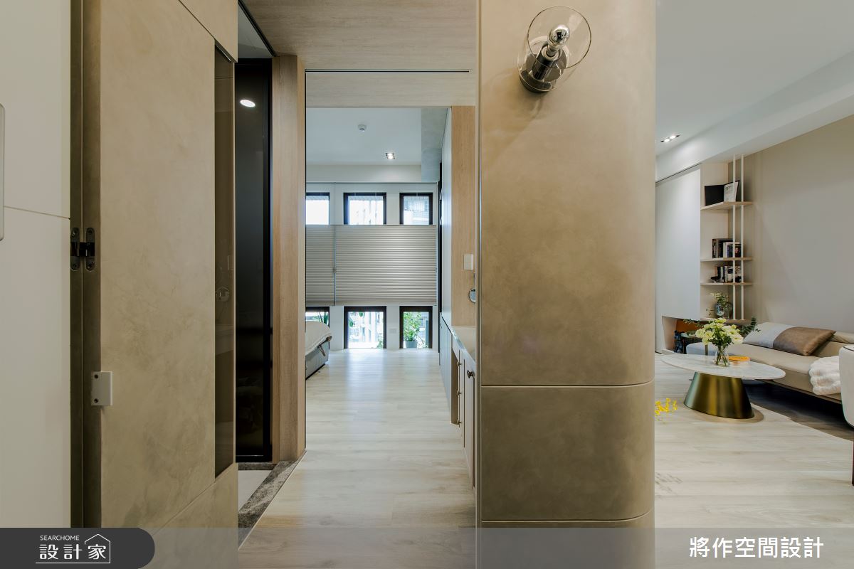14坪新成屋(5年以下)＿飯店風客廳臥室案例圖片＿將作空間設計工作室＿將作_30之15