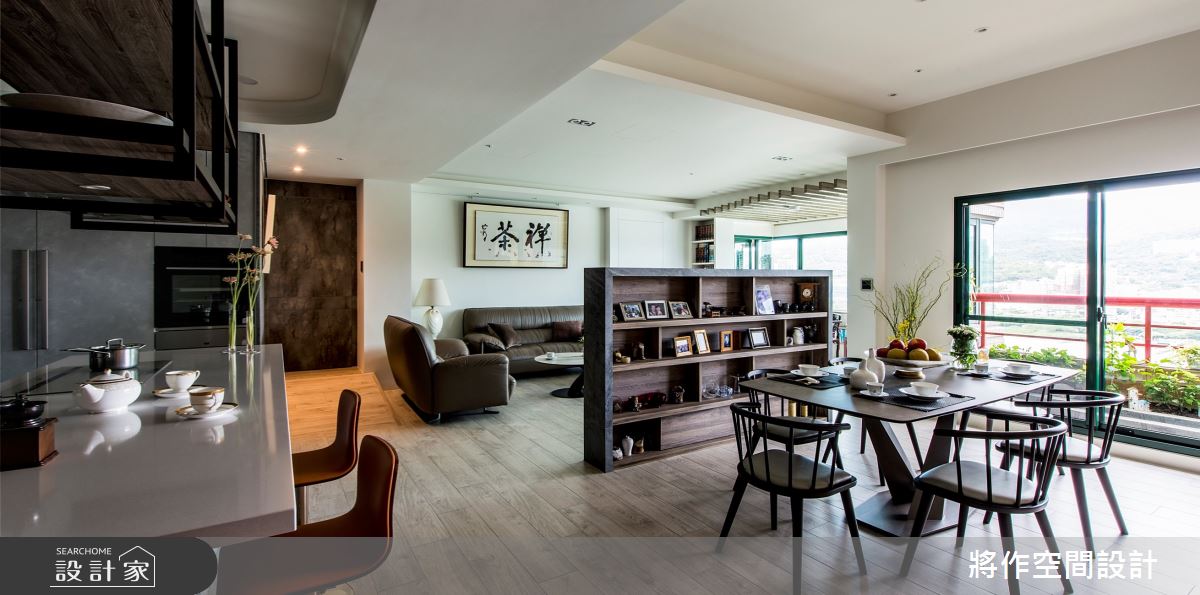 老屋(16~30年)＿混搭風客廳餐廳廚房吧檯案例圖片＿將作空間設計工作室＿將作_31之9