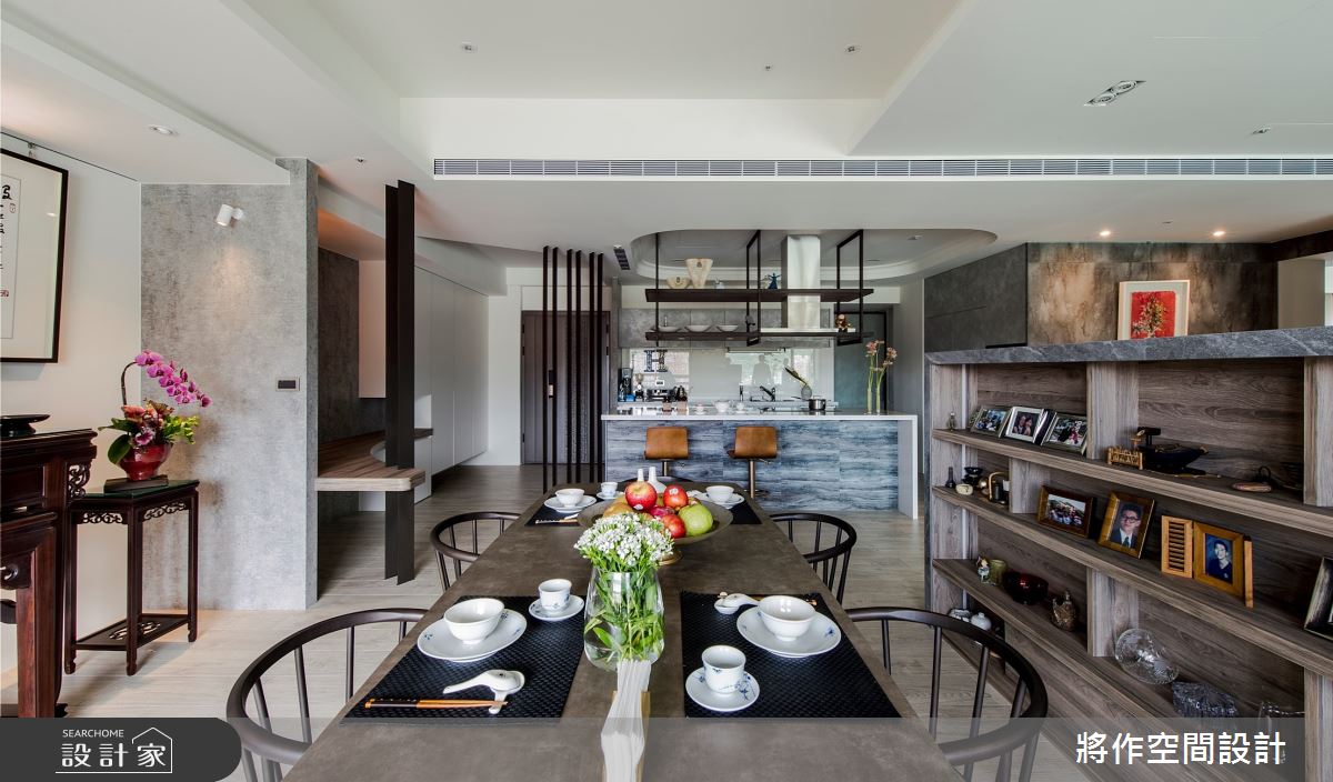 老屋(16~30年)＿混搭風玄關餐廳廚房吧檯中島案例圖片＿將作空間設計工作室＿將作_31之5