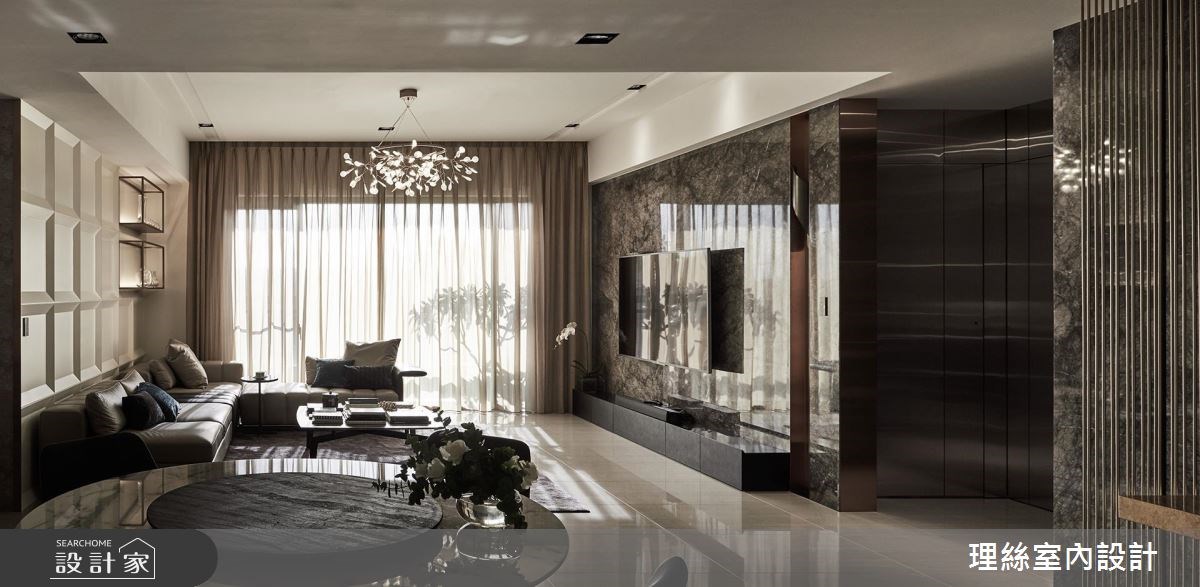 40坪中古屋(5~15年)＿現代風客廳案例圖片＿理絲室內設計有限公司＿理絲_02之16