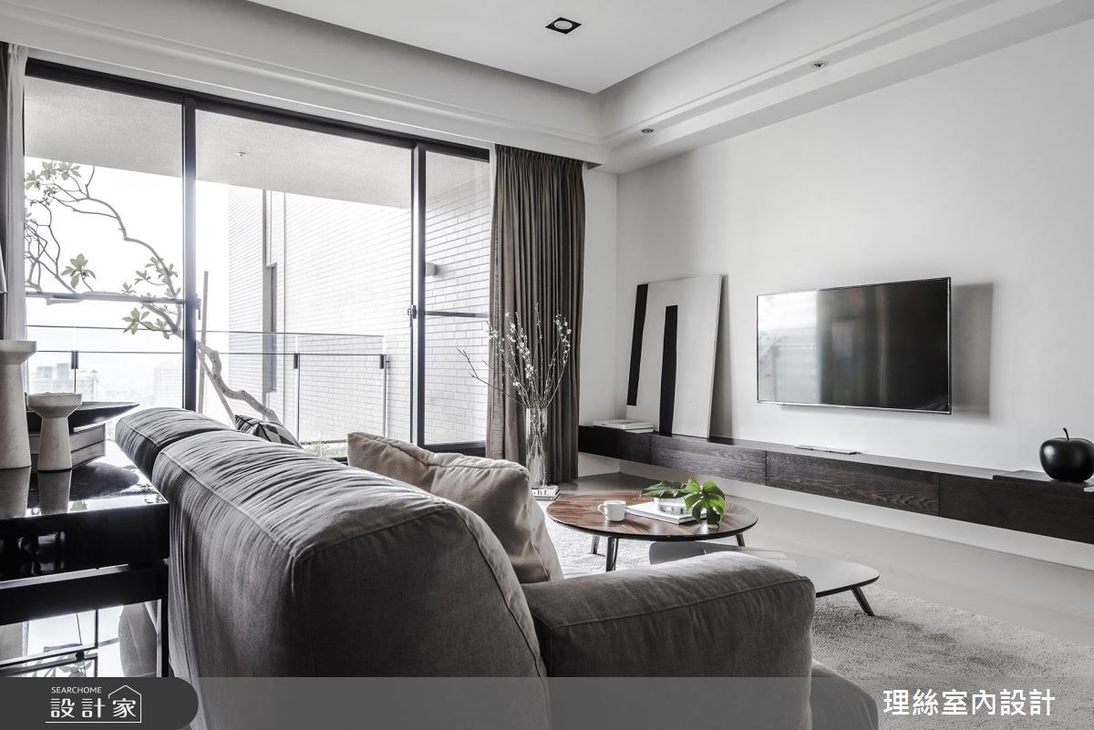 40坪新成屋(5年以下)＿混搭風客廳案例圖片＿理絲室內設計有限公司＿理絲_06之9