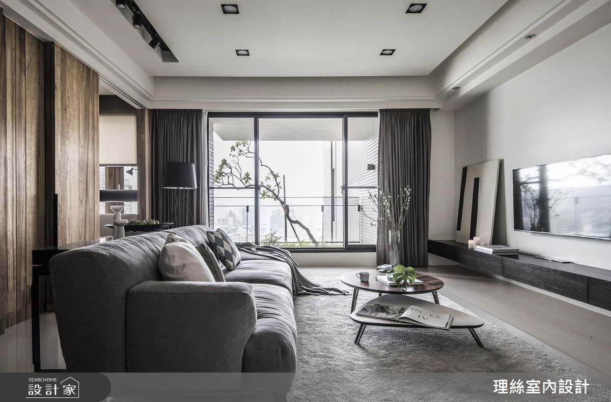 40坪新成屋(5年以下)＿混搭風客廳案例圖片＿理絲室內設計有限公司＿理絲_06之2