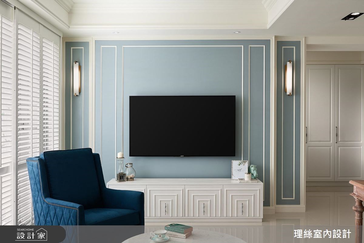 20坪新成屋(5年以下)＿美式風客廳案例圖片＿理絲室內設計有限公司＿理絲_09之6
