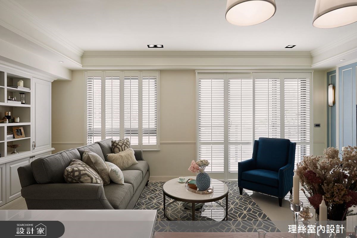 20坪新成屋(5年以下)＿美式風客廳案例圖片＿理絲室內設計有限公司＿理絲_09之9