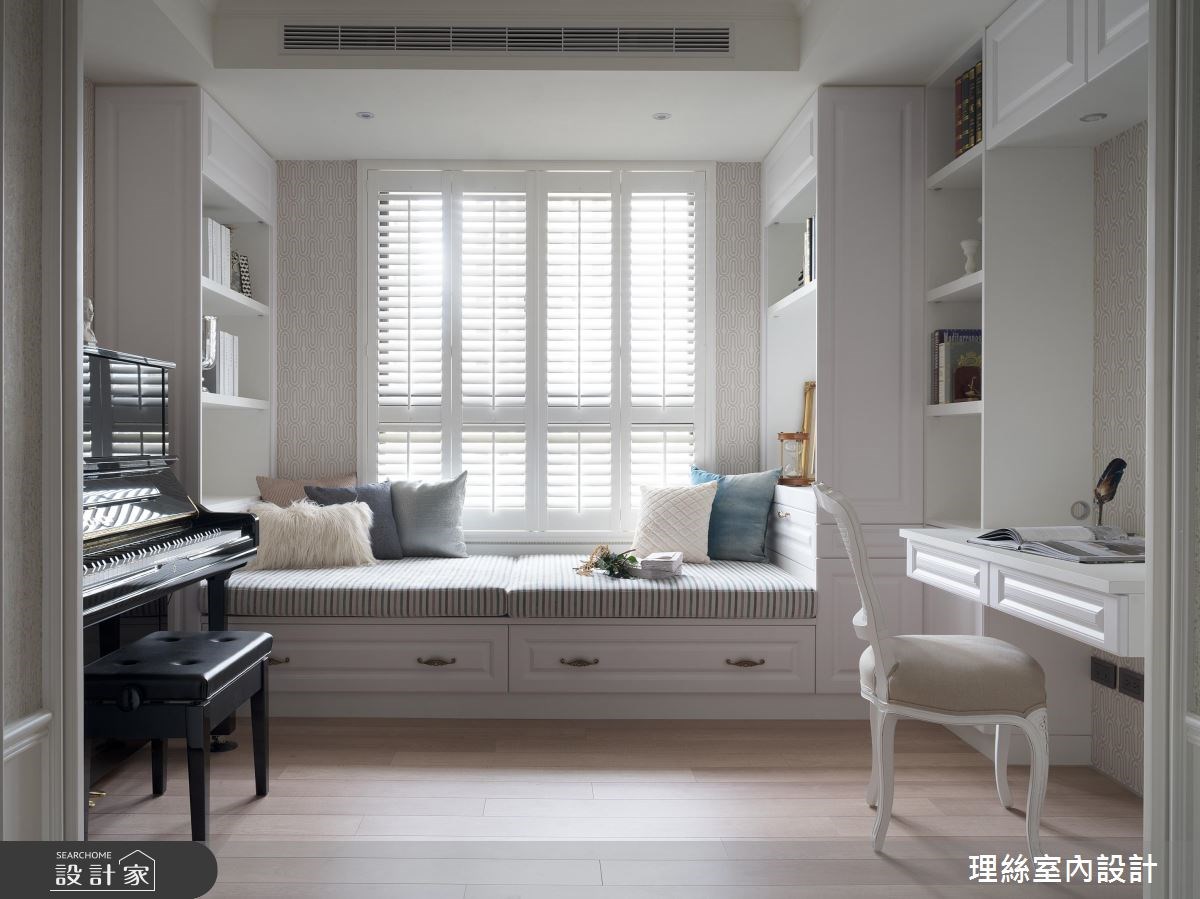 43坪新成屋(5年以下)＿新古典書房臥榻案例圖片＿理絲室內設計有限公司＿理絲_13之3910