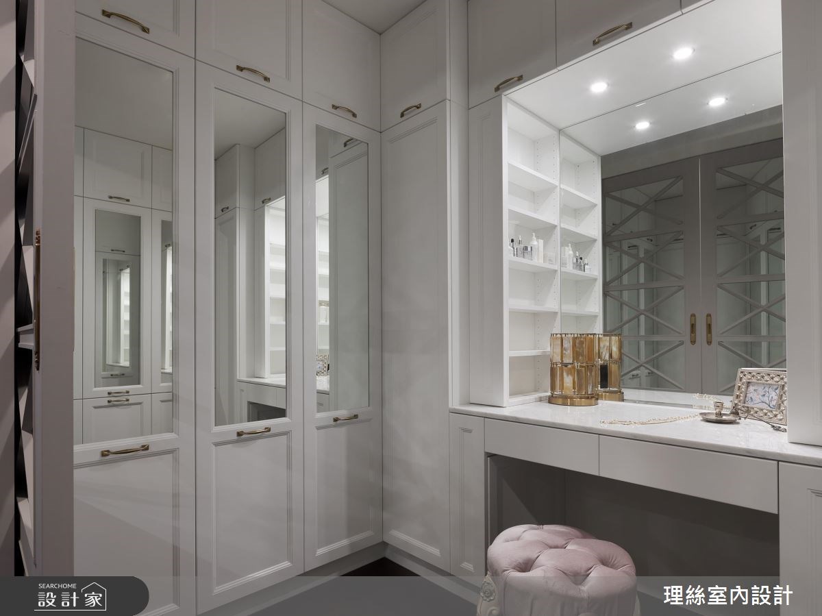 43坪新成屋(5年以下)＿新古典更衣間案例圖片＿理絲室內設計有限公司＿理絲_13之21