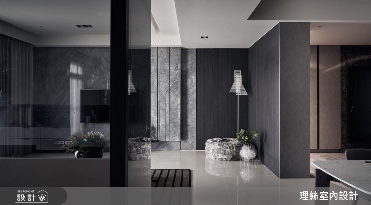 33坪新成屋(5年以下)＿現代風客廳案例圖片＿理絲室內設計有限公司＿理絲_14之4