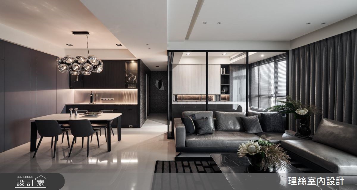 33坪新成屋(5年以下)＿現代風客廳餐廳案例圖片＿理絲室內設計有限公司＿理絲_14之9