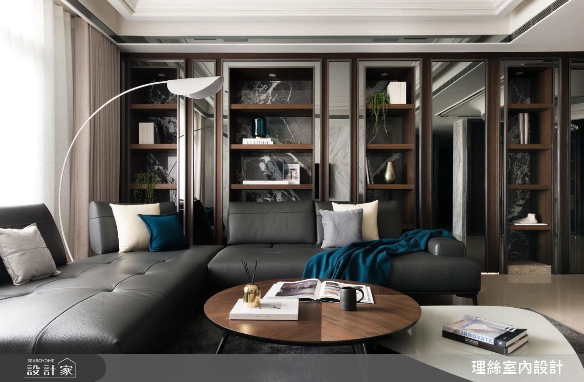 75坪新成屋(5年以下)＿現代風客廳案例圖片＿理絲室內設計有限公司＿理絲_15之4