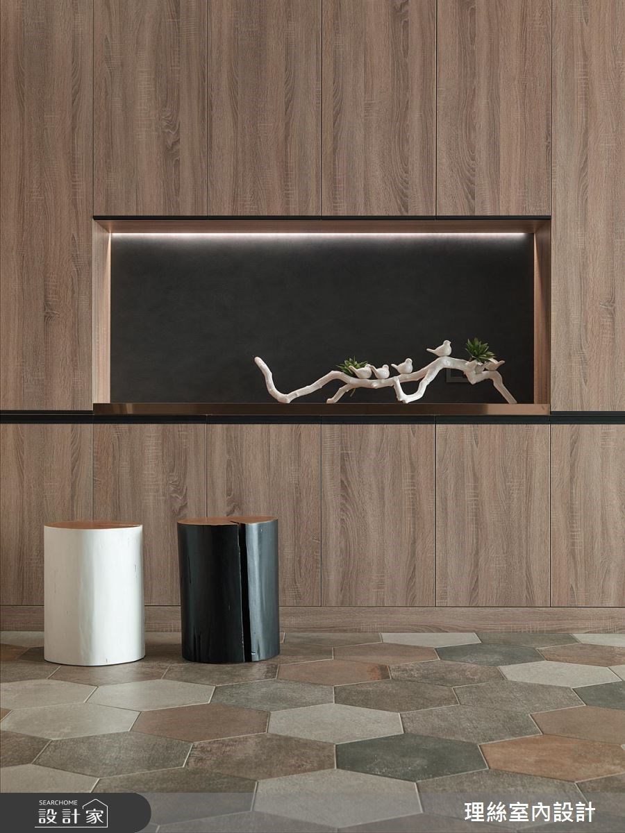 50坪新成屋(5年以下)＿現代風玄關案例圖片＿理絲室內設計有限公司＿理絲_16之2