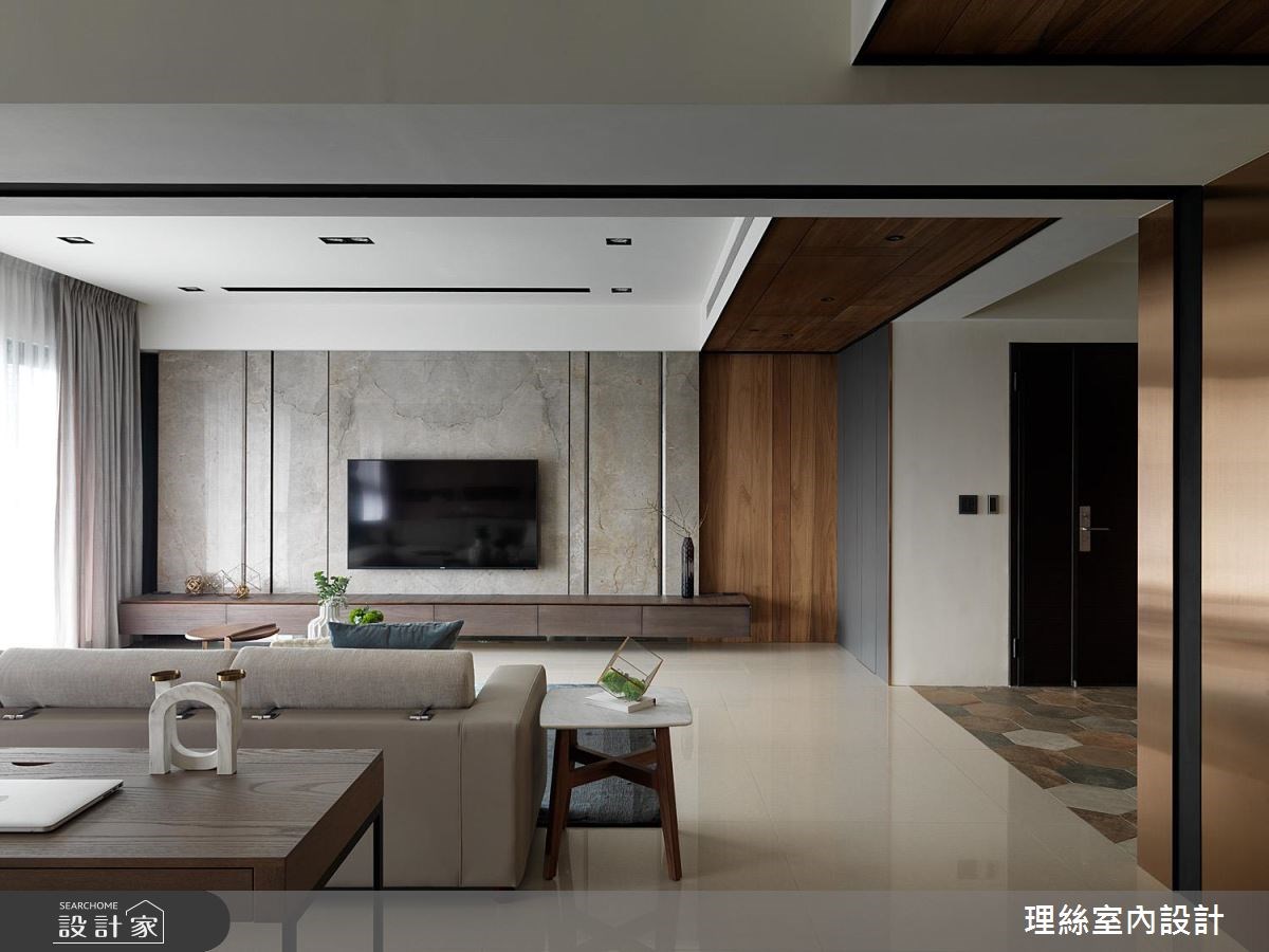 50坪新成屋(5年以下)＿現代風客廳案例圖片＿理絲室內設計有限公司＿理絲_16之5