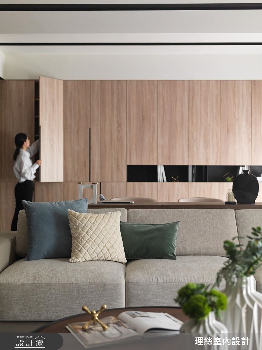 50坪新成屋(5年以下)＿現代風客廳案例圖片＿理絲室內設計有限公司＿理絲_16之13