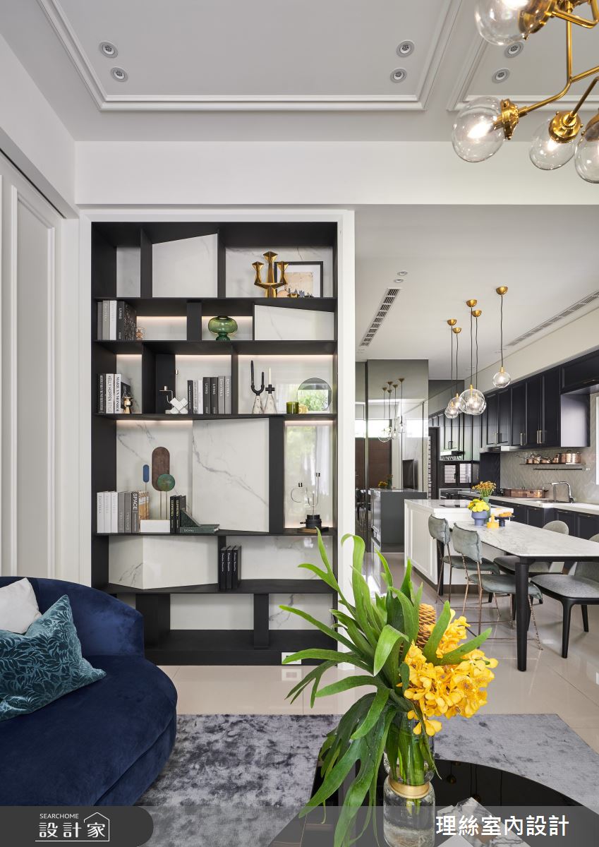 35坪新成屋(5年以下)＿新古典客廳案例圖片＿理絲室內設計有限公司＿理絲_20之5