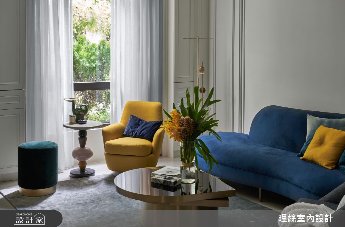35坪新成屋(5年以下)＿新古典客廳案例圖片＿理絲室內設計有限公司＿理絲_20之3