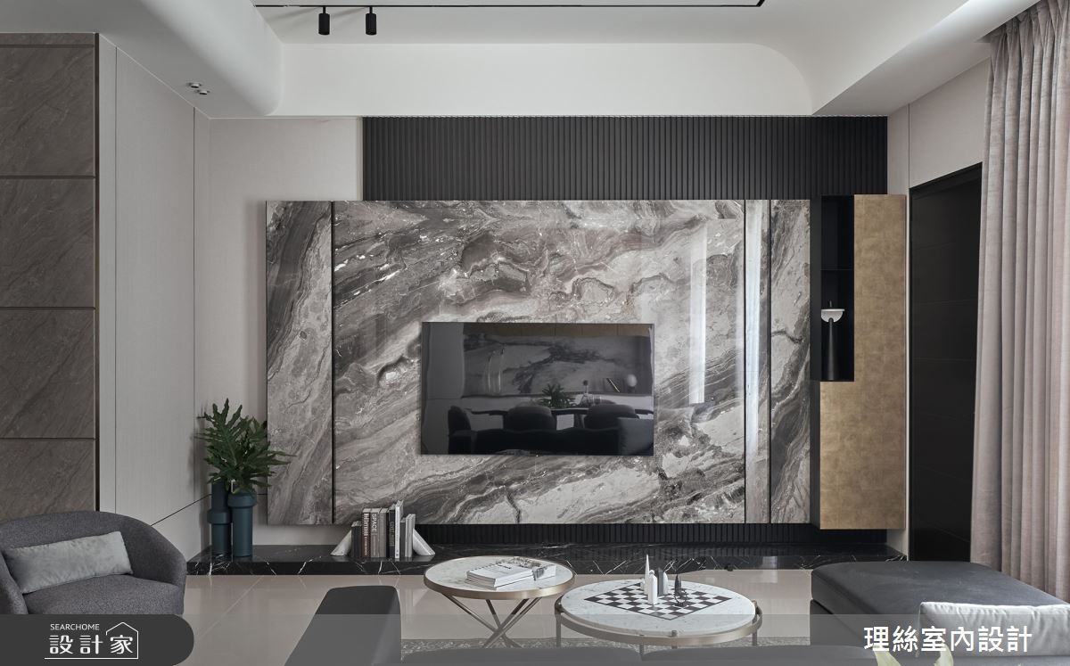 30坪新成屋(5年以下)＿新中式風客廳案例圖片＿理絲室內設計有限公司＿理絲_23之9