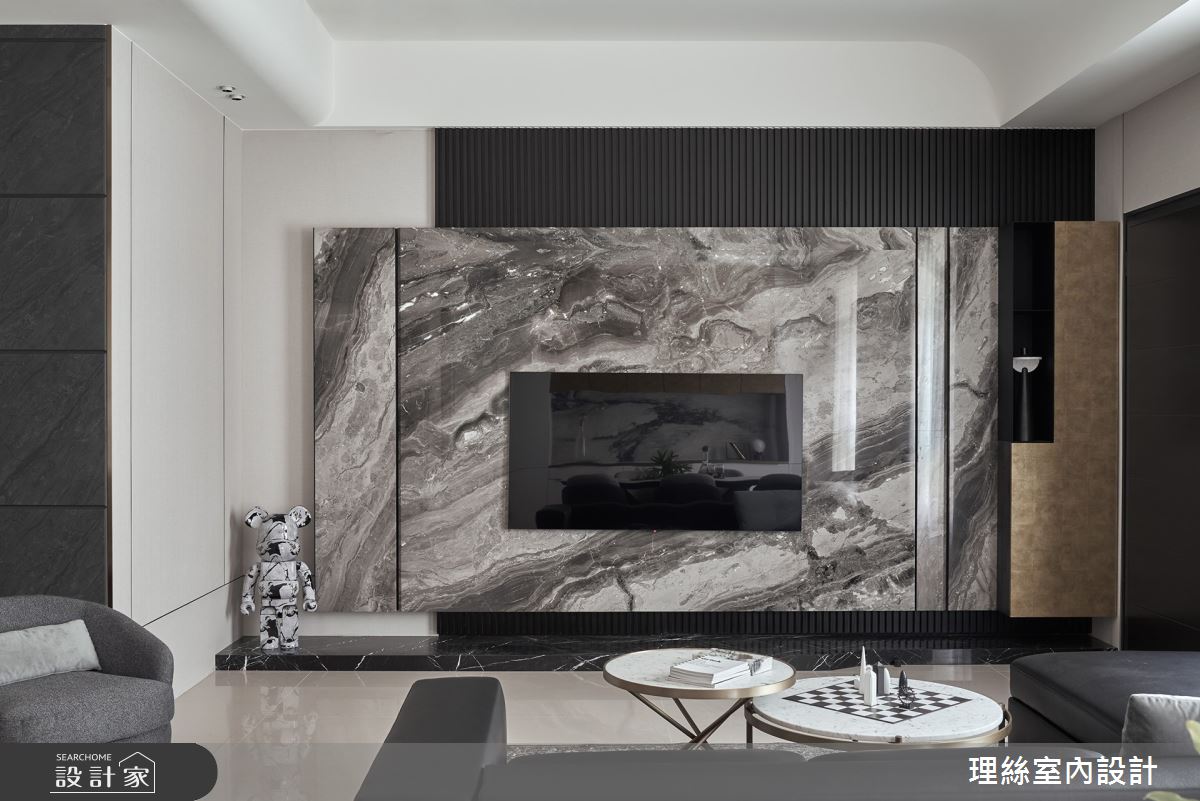 30坪新成屋(5年以下)＿新中式風客廳案例圖片＿理絲室內設計有限公司＿理絲_23之13