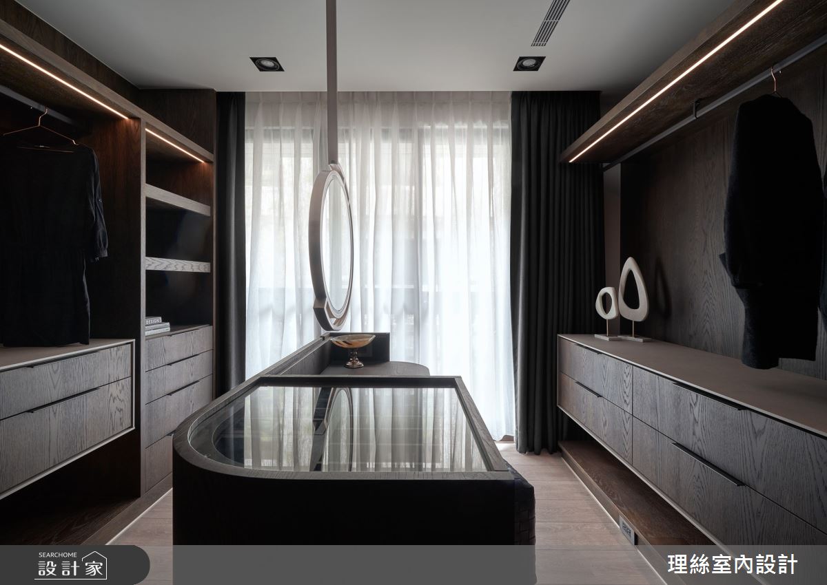 30坪新成屋(5年以下)＿新中式風更衣間案例圖片＿理絲室內設計有限公司＿理絲_23之17