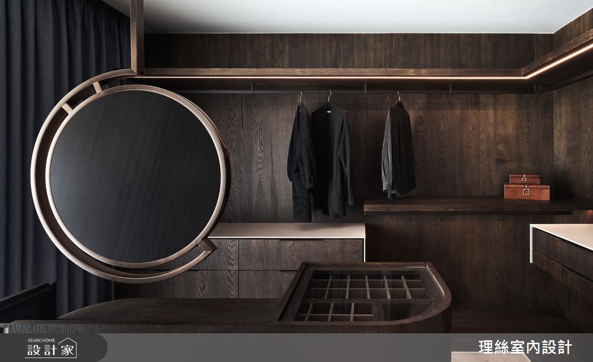 30坪新成屋(5年以下)＿新中式風更衣間案例圖片＿理絲室內設計有限公司＿理絲_23之18