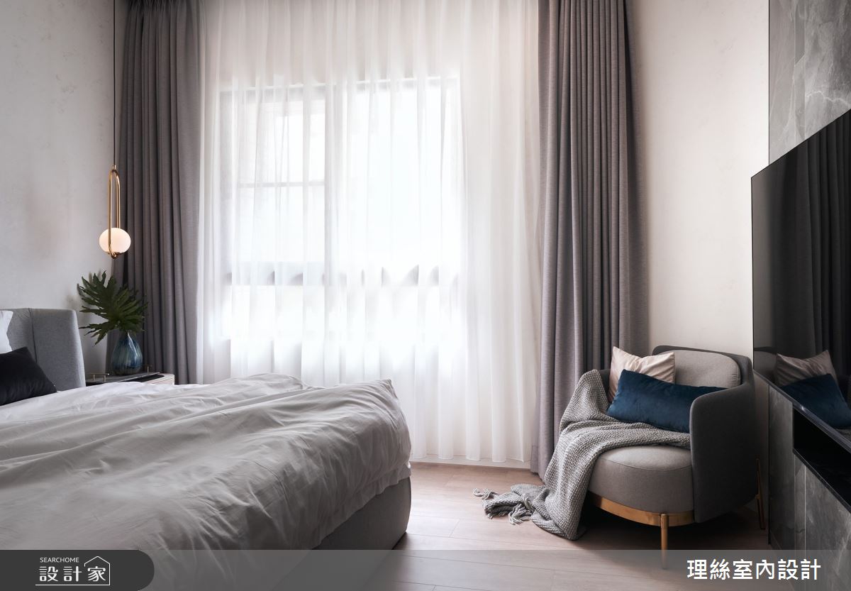 30坪新成屋(5年以下)＿新中式風臥室案例圖片＿理絲室內設計有限公司＿理絲_23之23
