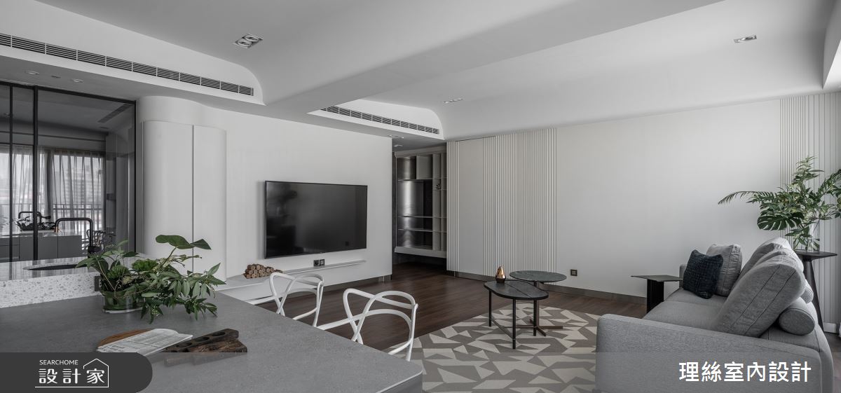 46坪預售屋＿現代風客廳餐廳案例圖片＿理絲室內設計有限公司＿理絲_25之11